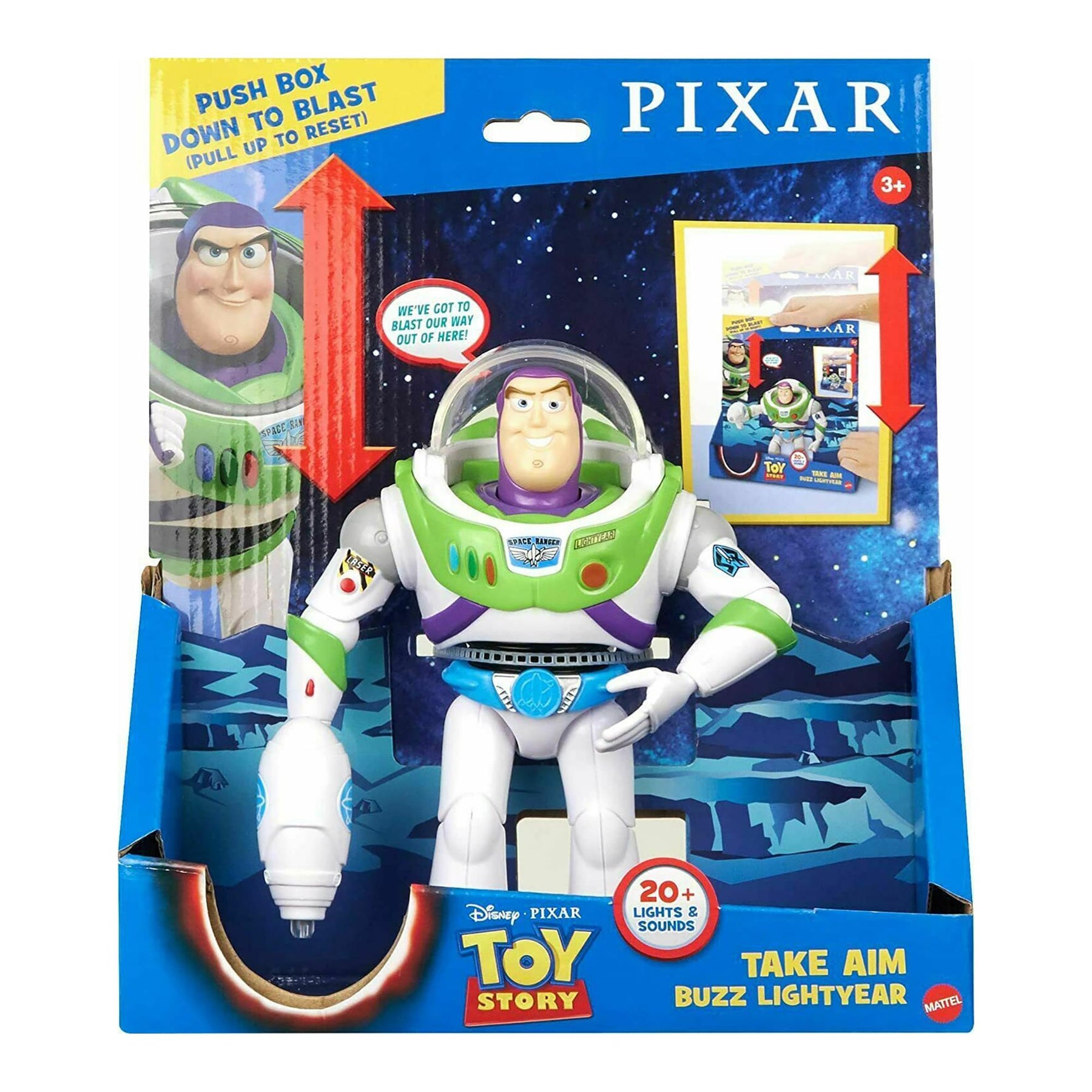 Disney Toy Story Take Aim Buzz Lightyear 7 Inch Electronic Figure