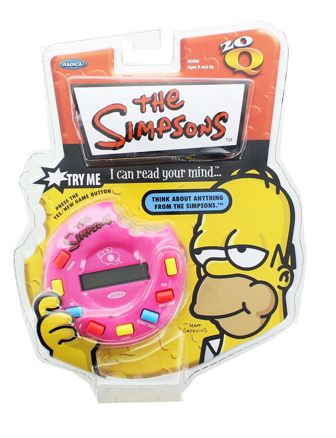 Simpsons 20 Question Electronic Game