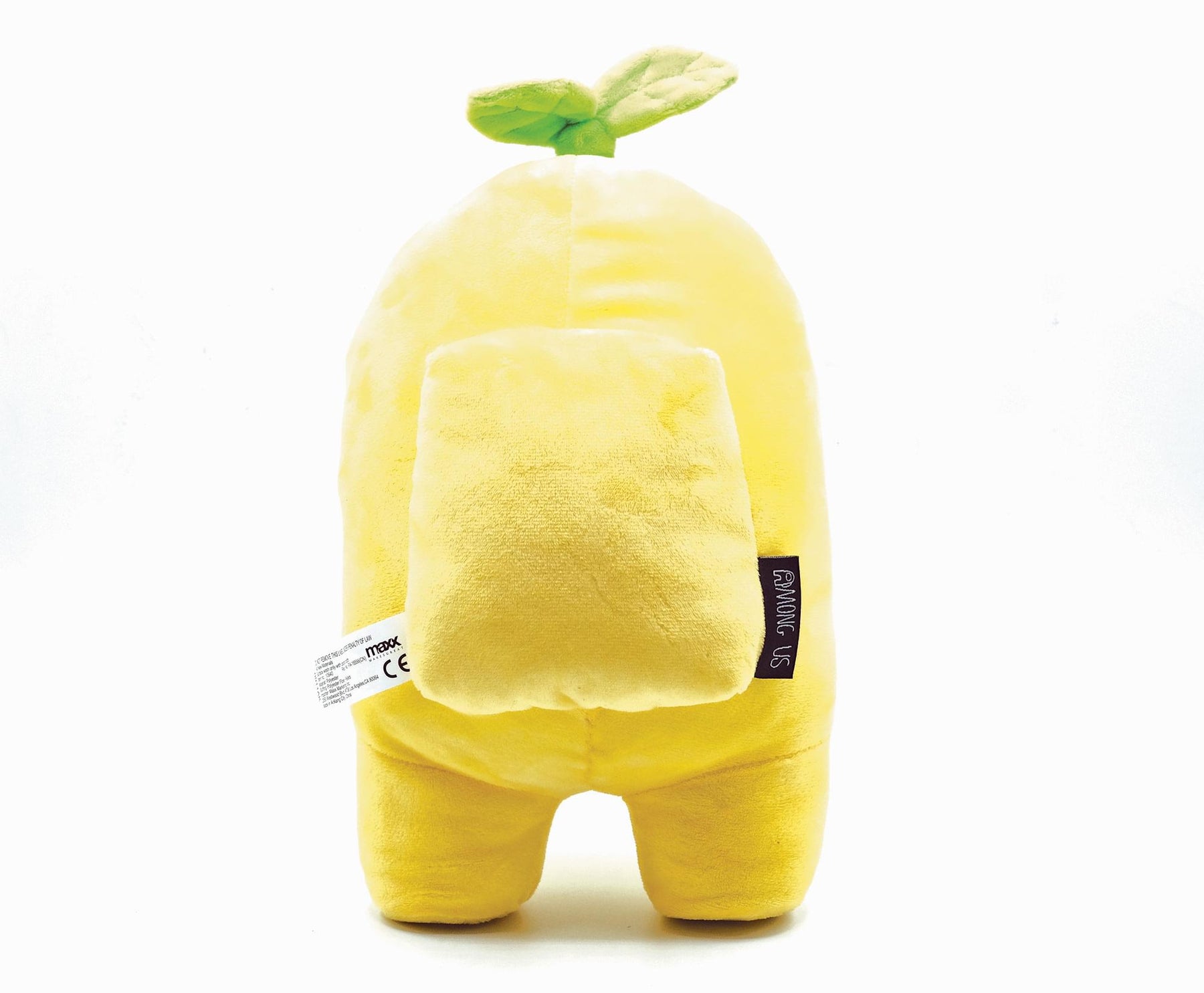 Among Us 12 Inch Plush | Yellow Crewmate with Plant Hat