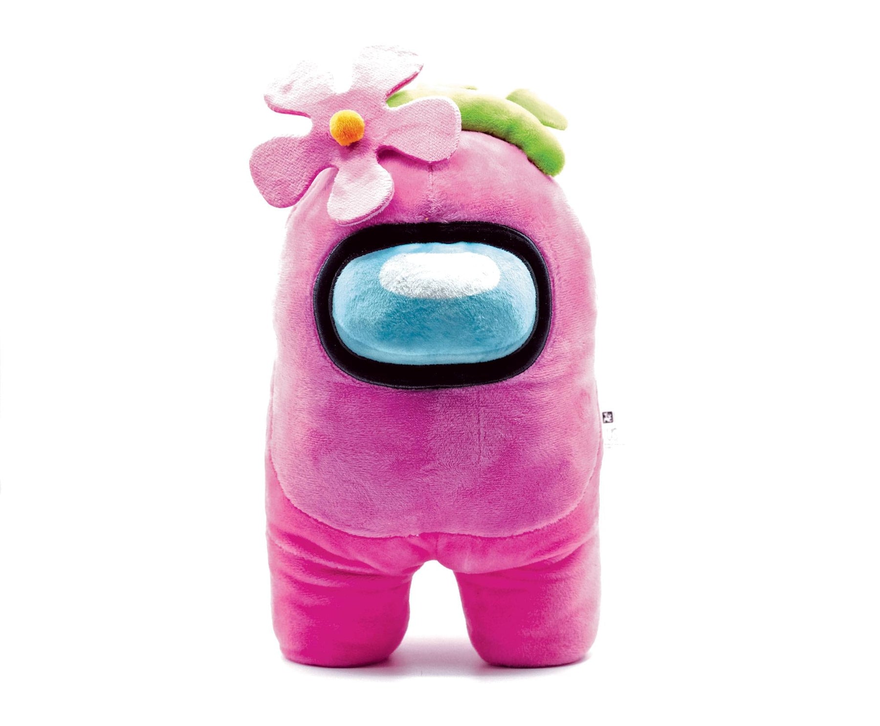 Among Us 12 Inch Plush | Pink Crewmate with Flower Hat