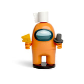 Among Us 4.5 Inch Figure with Stamper | Orange Crewmate