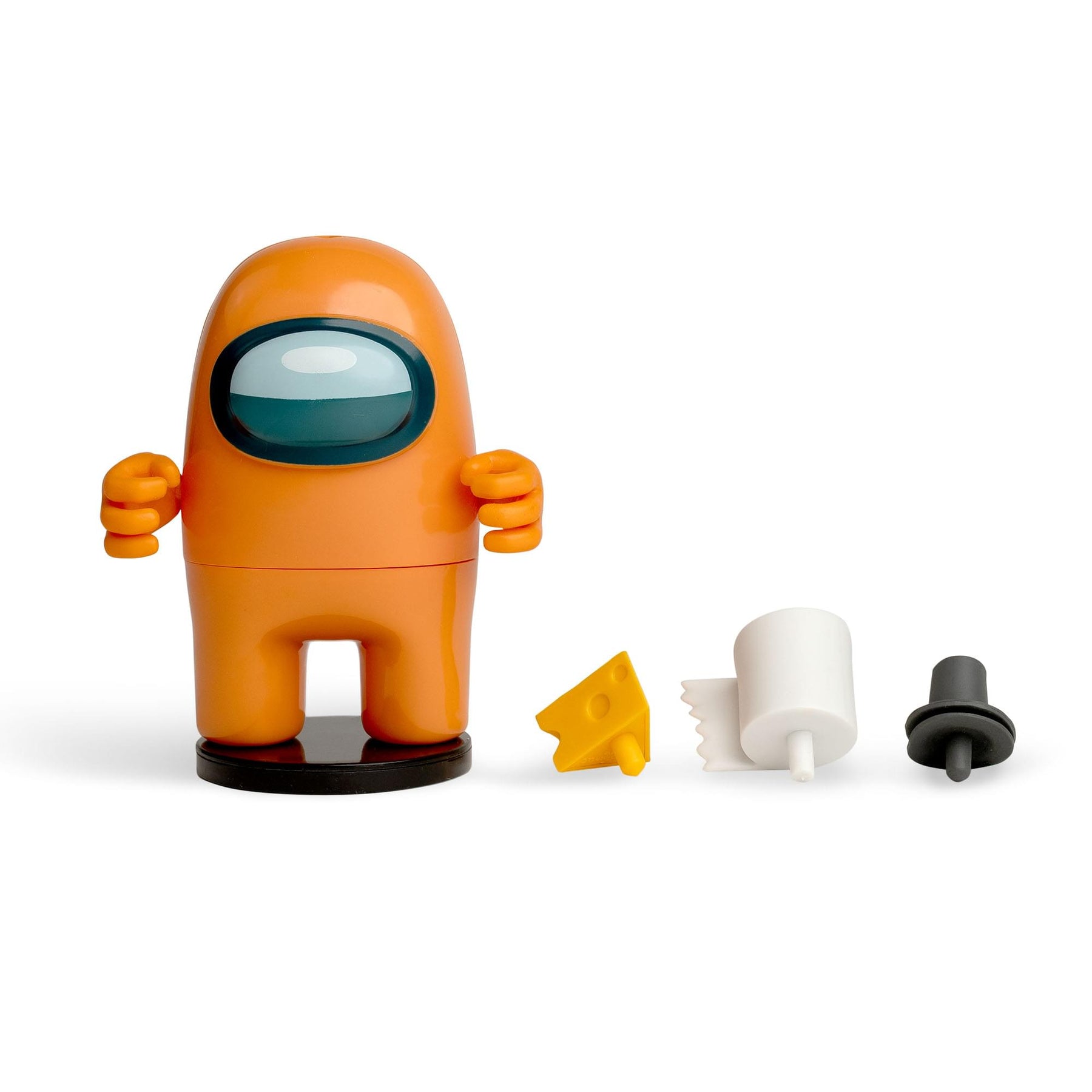 Among Us 4.5 Inch Figure with Stamper | Orange Crewmate