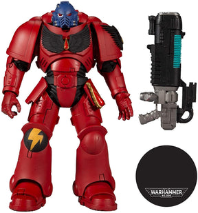 Warhammer 40K 7 Inch Action Figure | Space Marine Blood Angels Hellblaster