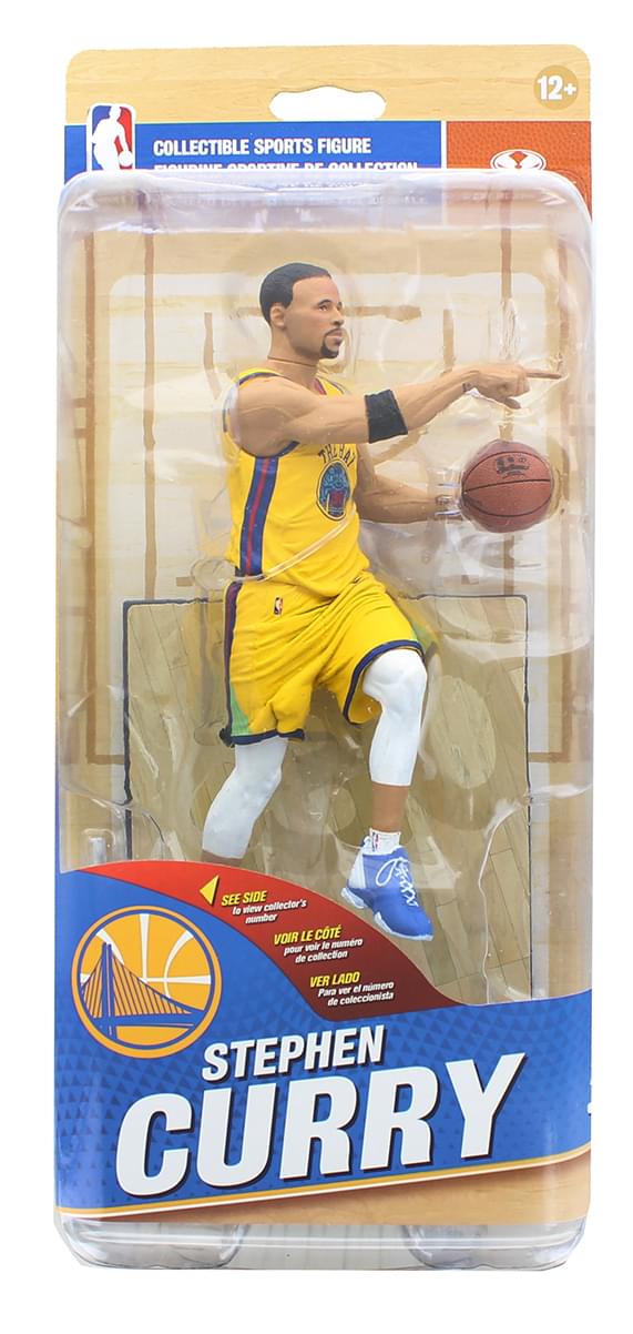 Golden State McFarlane NBA 32 Figure - Stephen Curry Yellow "The Bay" #39 of 50