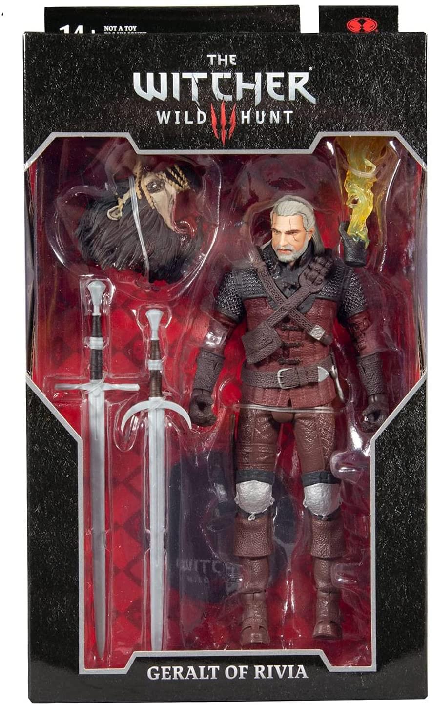 The Witcher 7 Inch Action Figure | Geralt of Rivia (Wolf Armor)