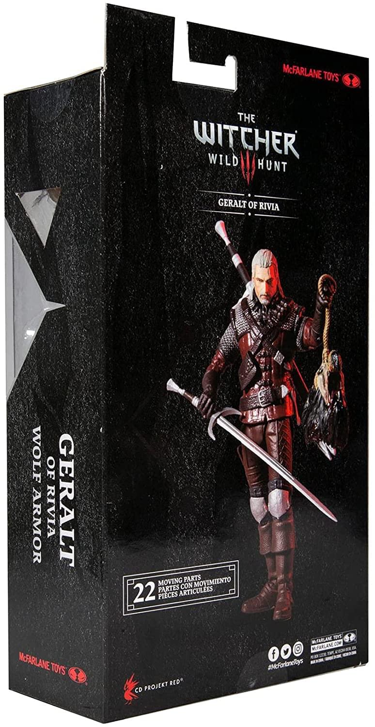 The Witcher 7 Inch Action Figure | Geralt of Rivia (Wolf Armor)