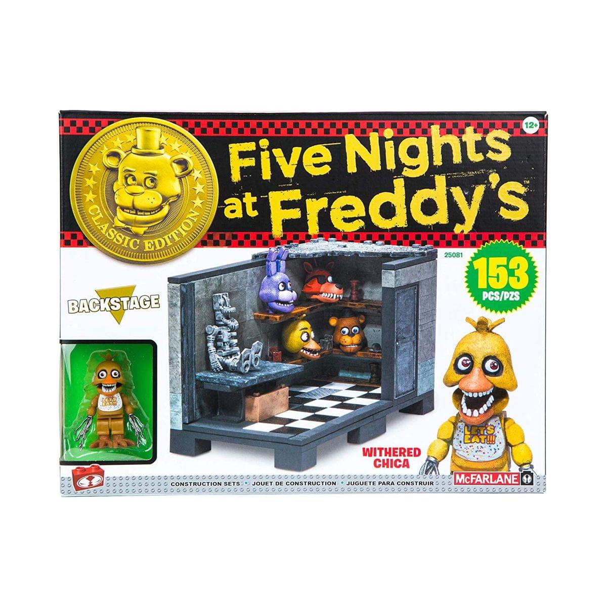 Five Nights At Freddy's Classic Series Backstage 153-Piece Medium Construction Set