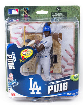 LA Dodgers McFarlane MLB Yasiel Puig (Gray Uniform Silver Variant) S32 Figure