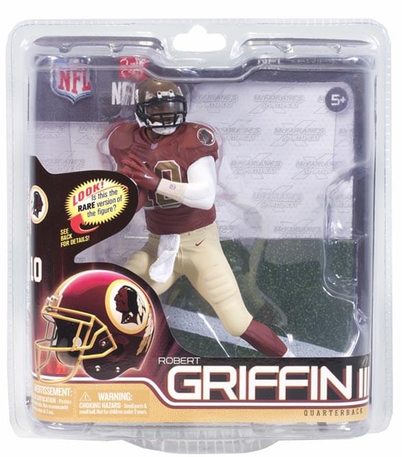 Washington Redskins McFarlane NFL Series 31 Figure: Robert Griffin III (Throwback Jersey Exclusive) Chase