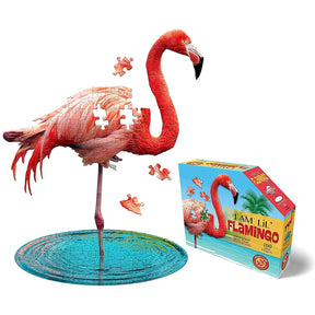I AM Lil Flamingo 100 Piece Animal-Shaped Jigsaw Puzzle