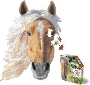 I AM Horse 300 Piece Animal Head-Shaped Jigsaw Puzzle
