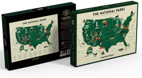 U.S. National Parks Map 1000 Piece Jigsaw Puzzle