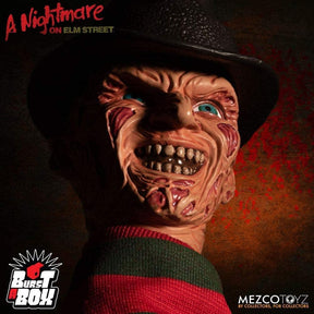 A Nightmare on Elm Street Freddy Krueger Mezco Burst-A-Box