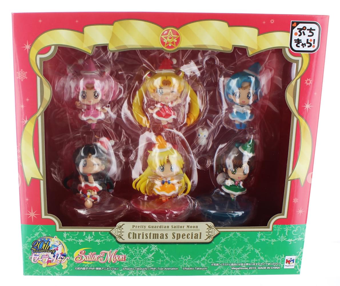 Sailor Moon Petit Chara 2" Mini Figure Set Of 6(Christmas Version)