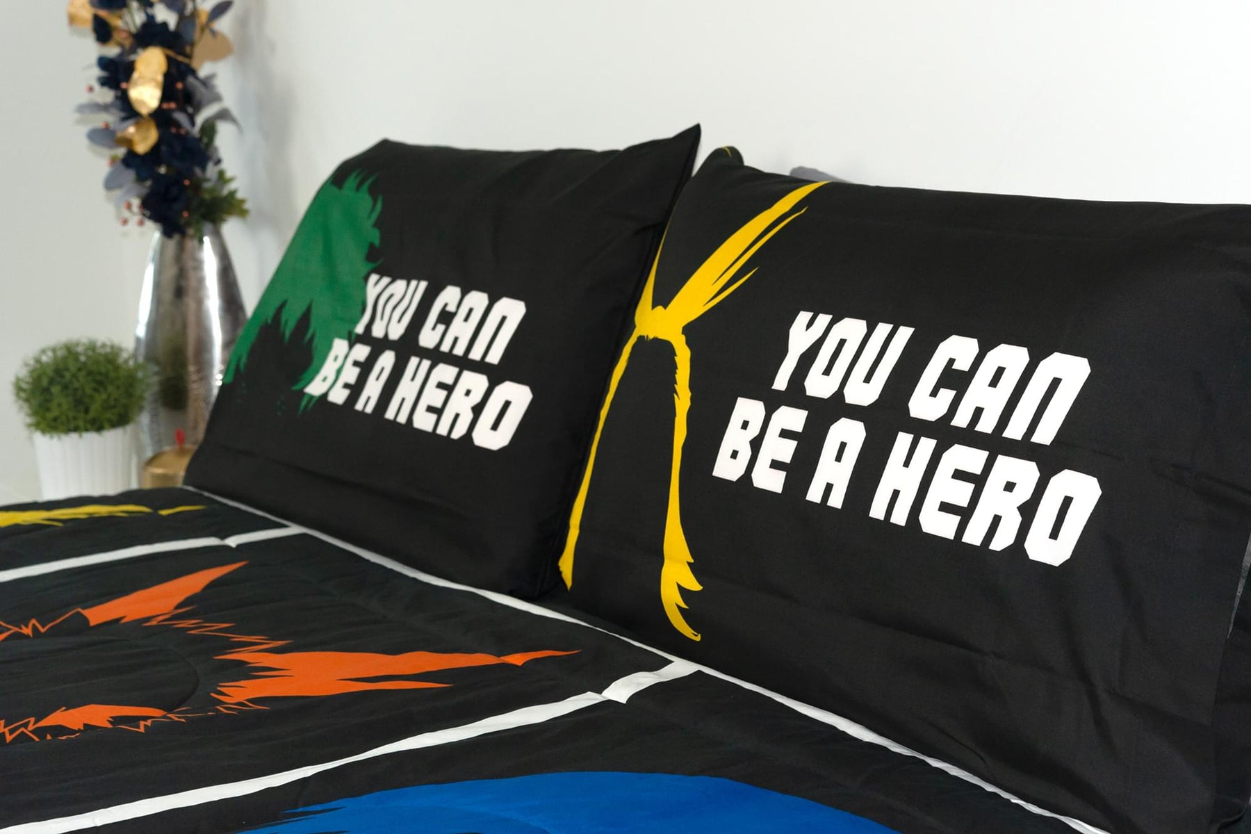 My Hero Academia All Might & Deku Pillowcase Set | 30 x 20 Inches | Set of 2
