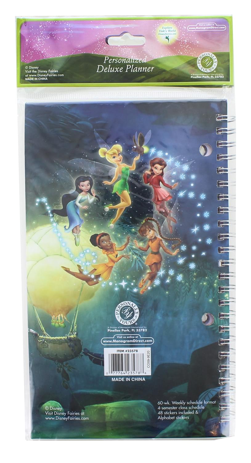 Disney Tinker Bell Personalized Deluxe Planner