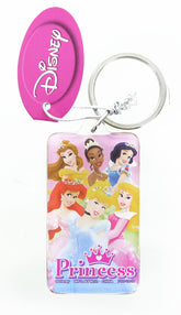 Disney Princess Rectangular Lucite Key Ring