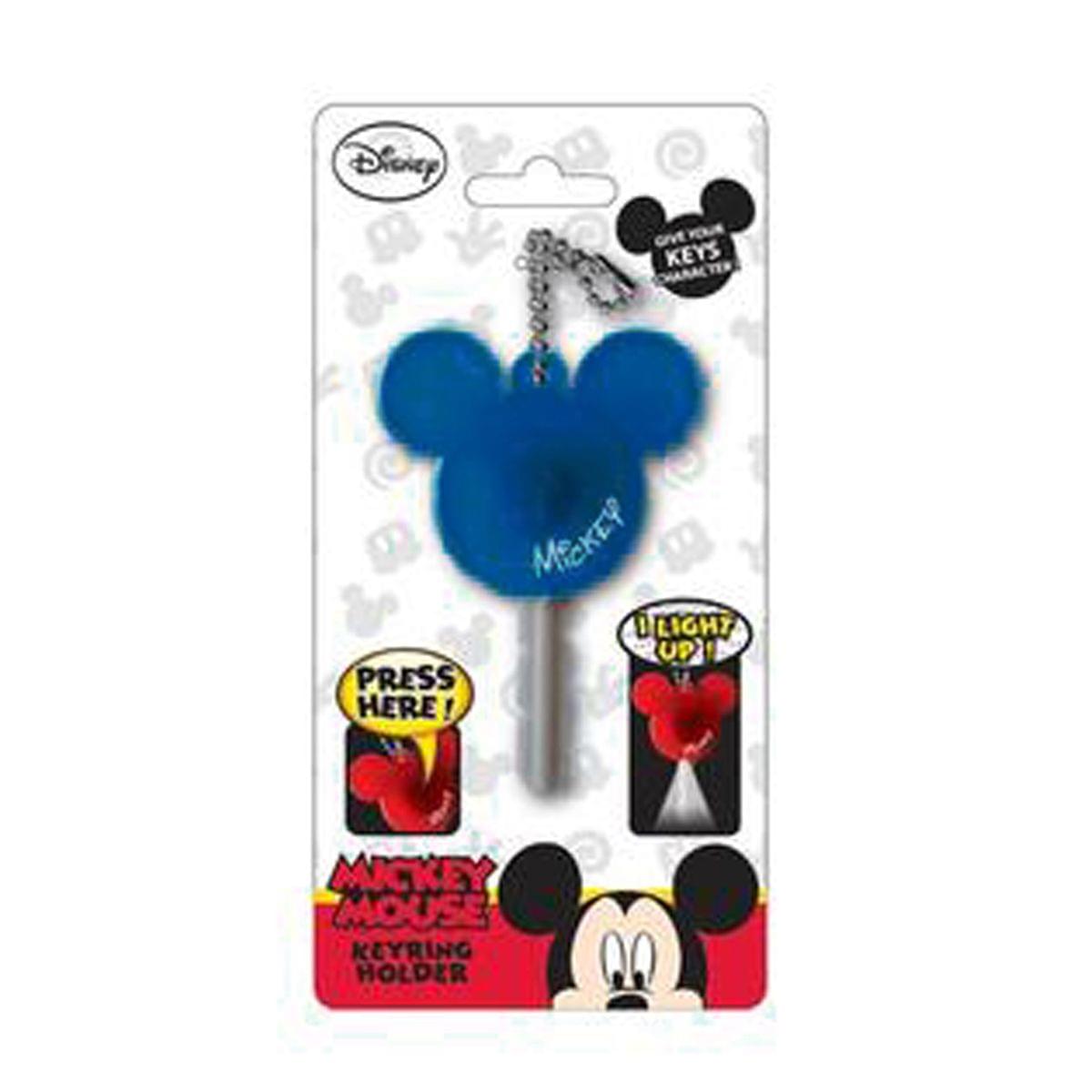 Disney Light Up Key Holder Mickey Mouse Icon Navy Blue