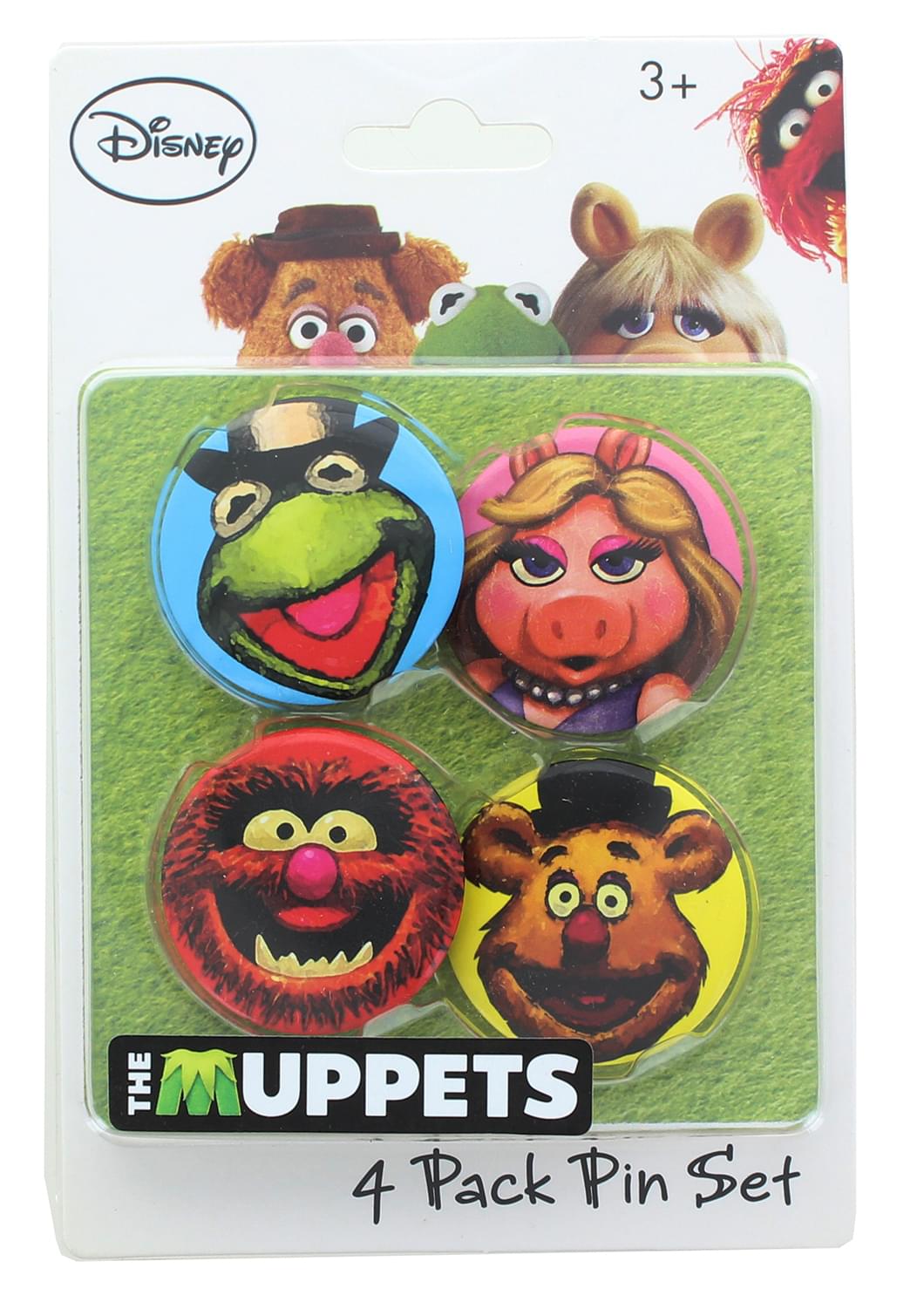Disney The Muppets 1.25 Inch Collectible Button Pins | Set of 4