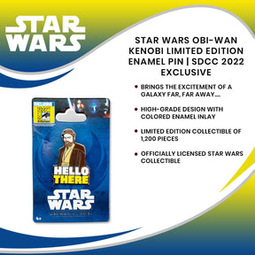 Star Wars Obi-Wan Kenobi Limited Edition Enamel Pin | SDCC 2022 Exclusive