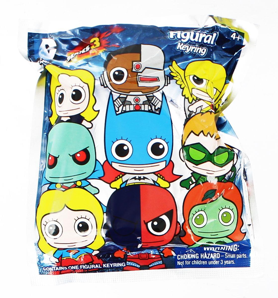 DC Comics Blind Bagged Figural Keychain: Series 3 | Free Shipping