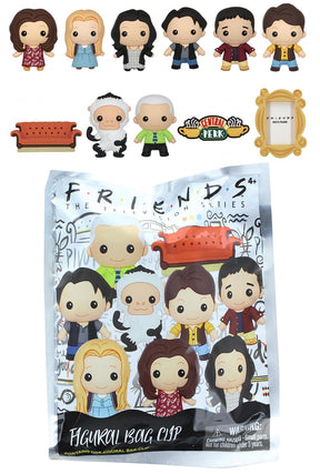 Friends Series 1 Blind Bagged 3D Foam Figural Bag Clip | 1 Random