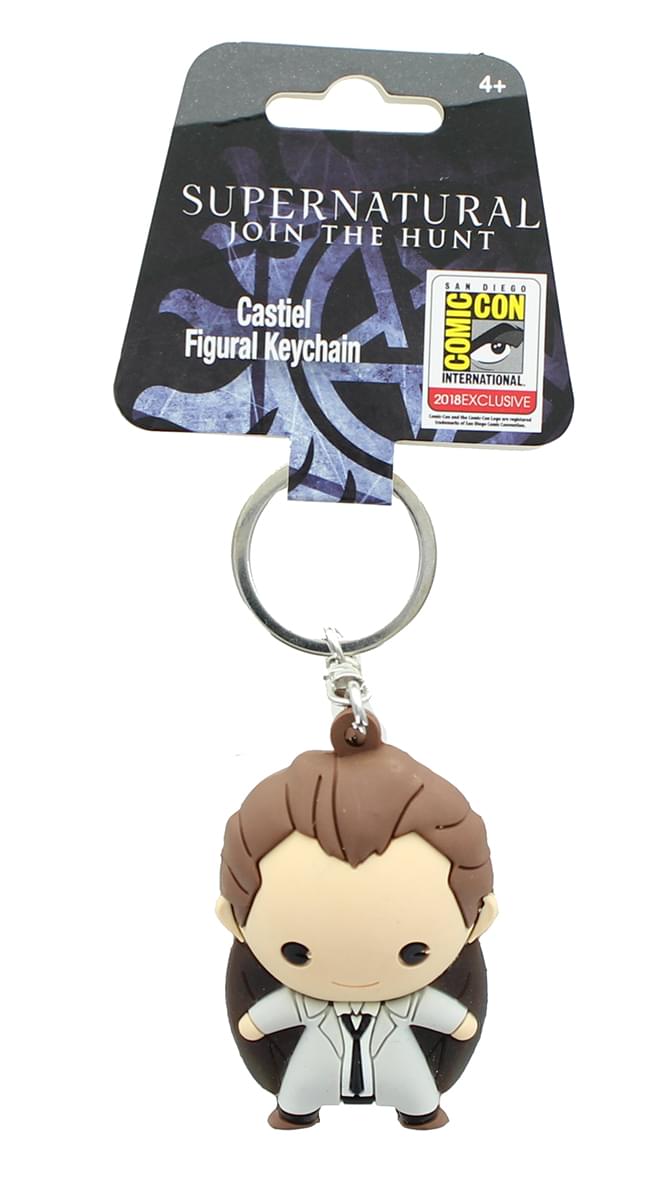 Supernatural Castiel Exclusive 3D Foam Figure Keychain - Black Wing Version