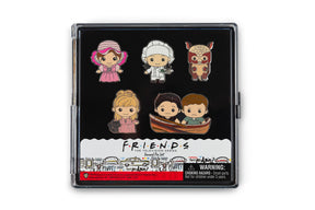 Friends Exclusive Chibi Characters 5-Piece Enamel Pin Set Toynk Exclusive