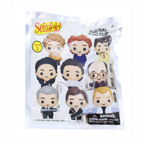 Seinfeld Series 2 3D Foam Bag Clip | 1 Random