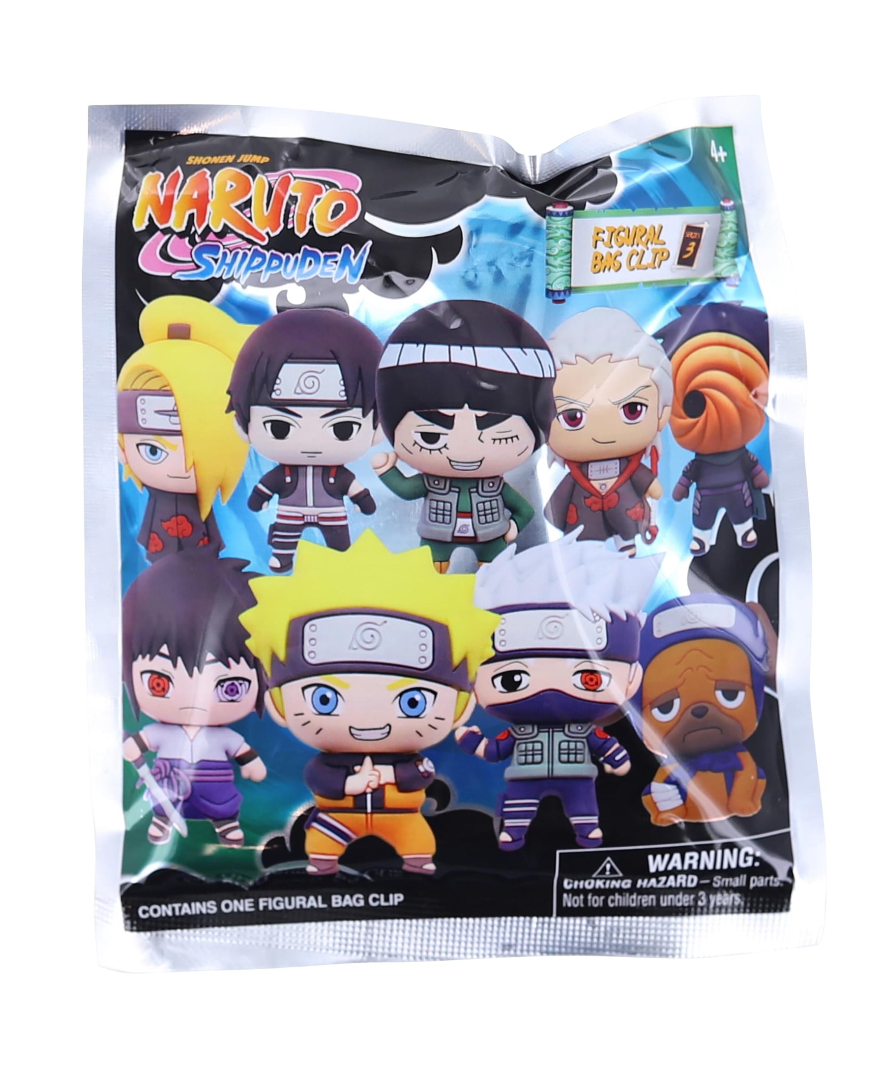 Naruto Series 3 3D Foam Bag Clip | One Random