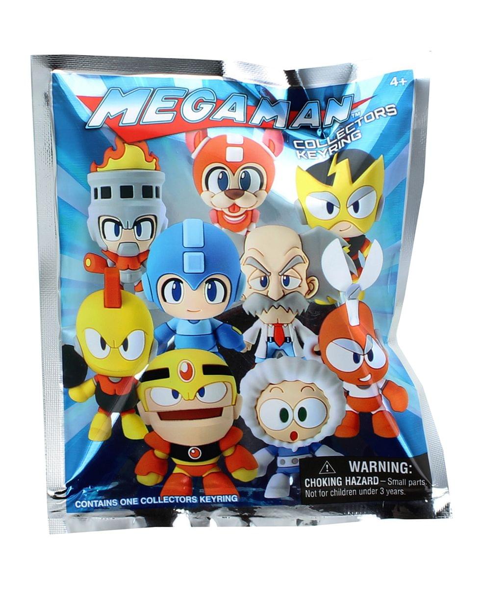 Mega Man 3D Foam Figure Keychain - One Random