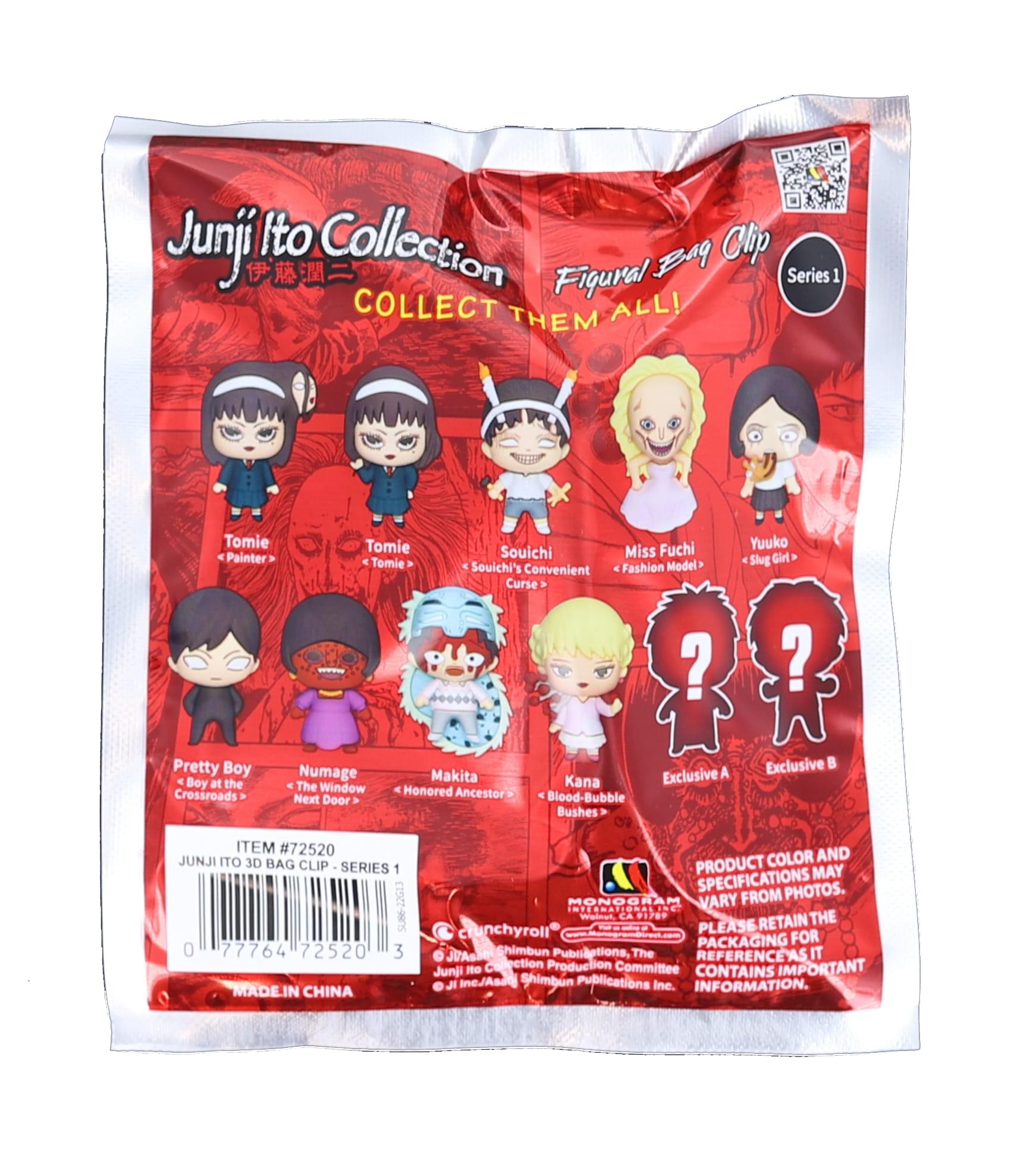 Junji Ito 3D Foam Bag Clip | One Random