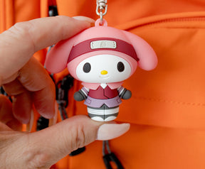 Hello Kitty x Naruto 3D Foam Figural Bag Clip 3-Piece Set