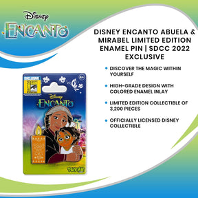 Disney Encanto Abuela & Mirabel Limited Edition Enamel Pin | SDCC 2022 Exclusive