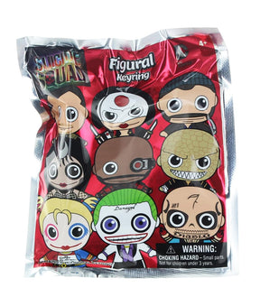 Suicide Squad Blind Bag Key Chain, Lot of 3