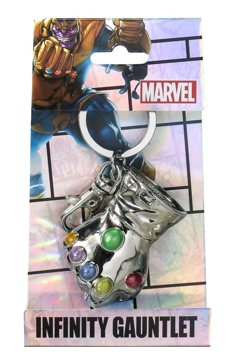 Marvel Comics Thanos Infinity Gauntlet Pewter Metal Keyring