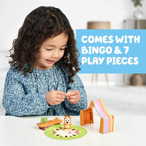Bluey Playroom Action Figure Playset | Includes Bingo