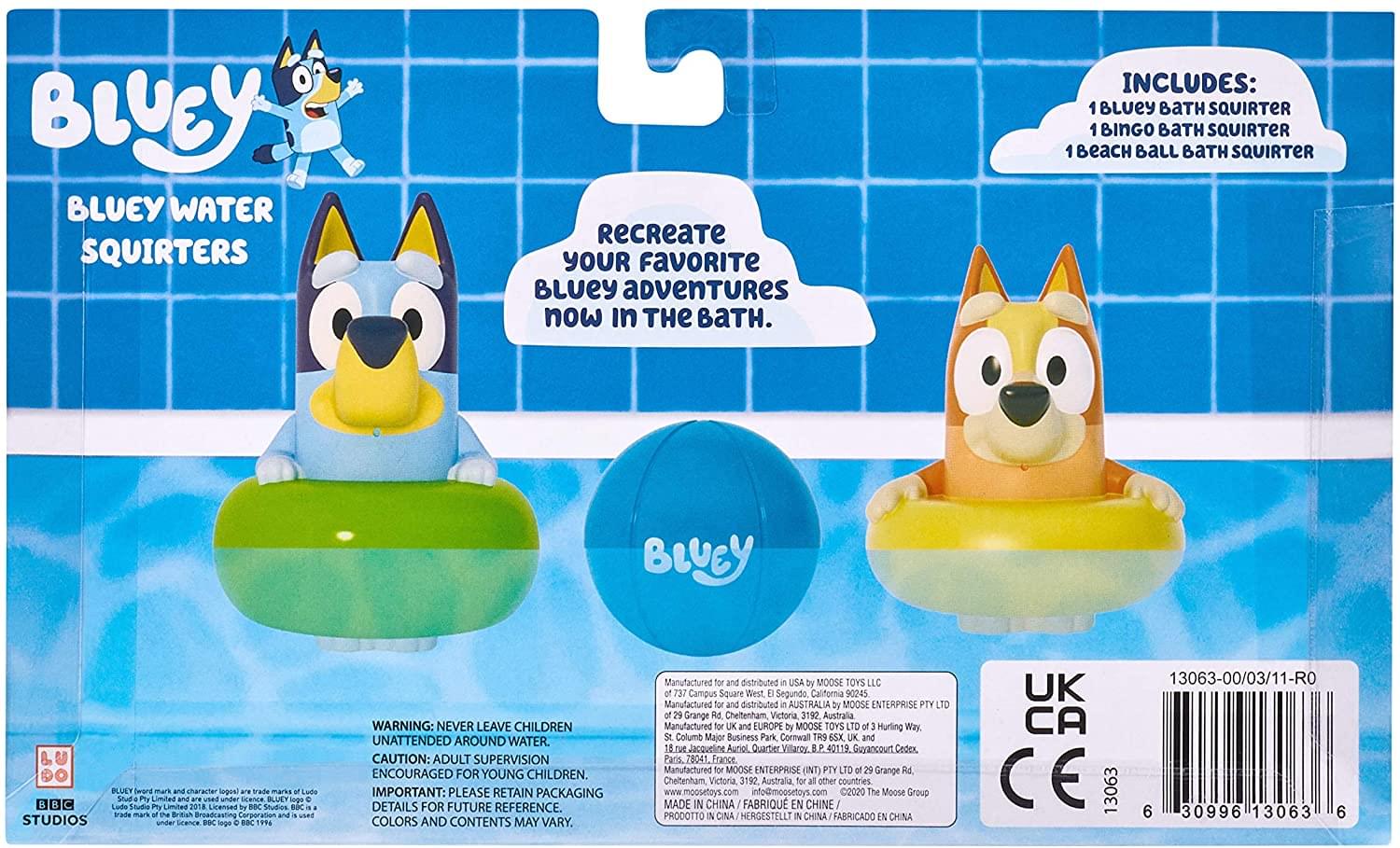 Bluey Bath Squirters 3 Pack – Series 4