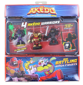 Akedo Ultimate Arcade Warriors | Warrior Collector 4-Pack Set 6