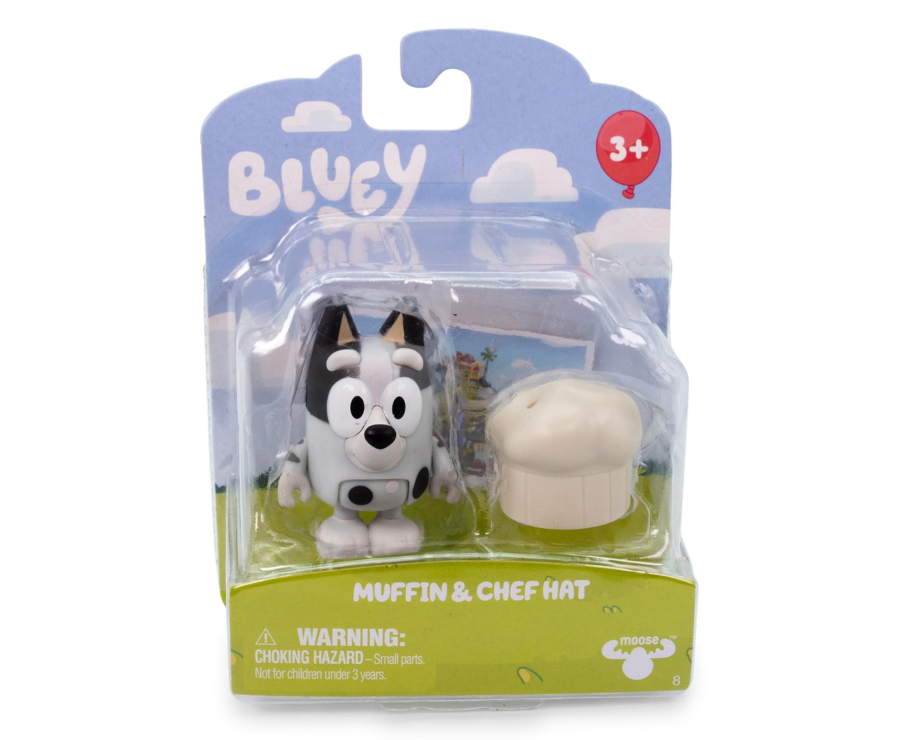 Bluey Action Figure Story Starter Pack | Muffin & Chef Hat