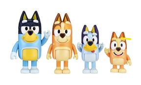 Bluey & Family Action Figure 4-Pack | New Expressions