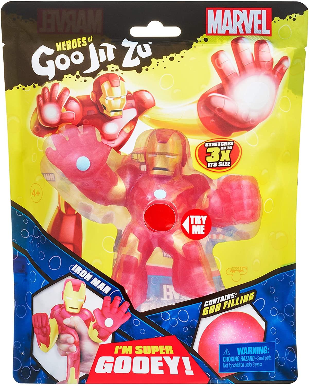 Marvel Heroes of Goo Jit Zu Squishy Figure | Iron Man