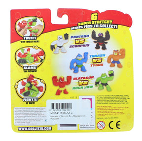 Heroes of Goo Jit Zu Minis Versus Figure 2-Pack | Blazagon vs Rockjaw