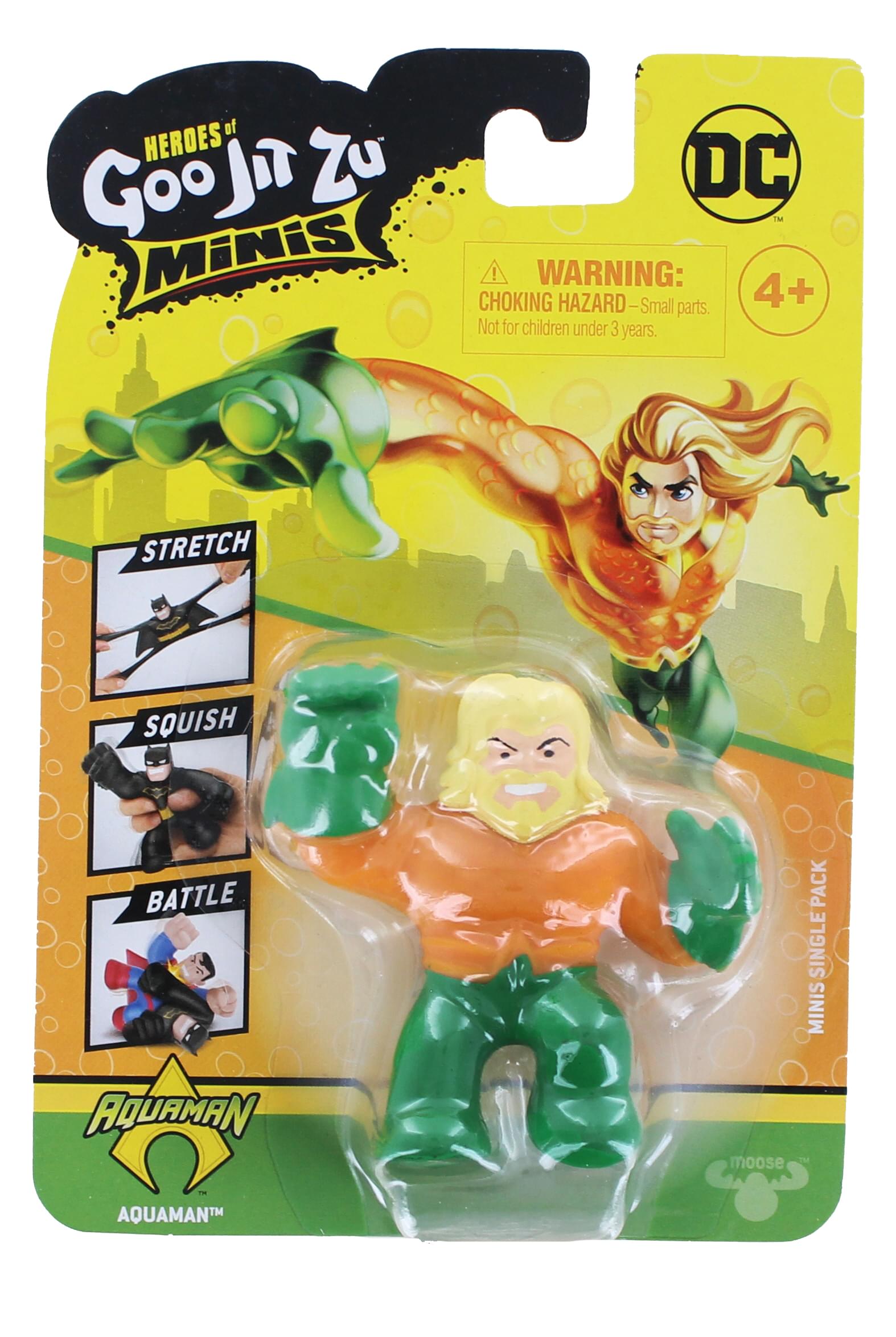 DC Heroes of Goo Jit Zu Squishy Mini Figure | Aquaman