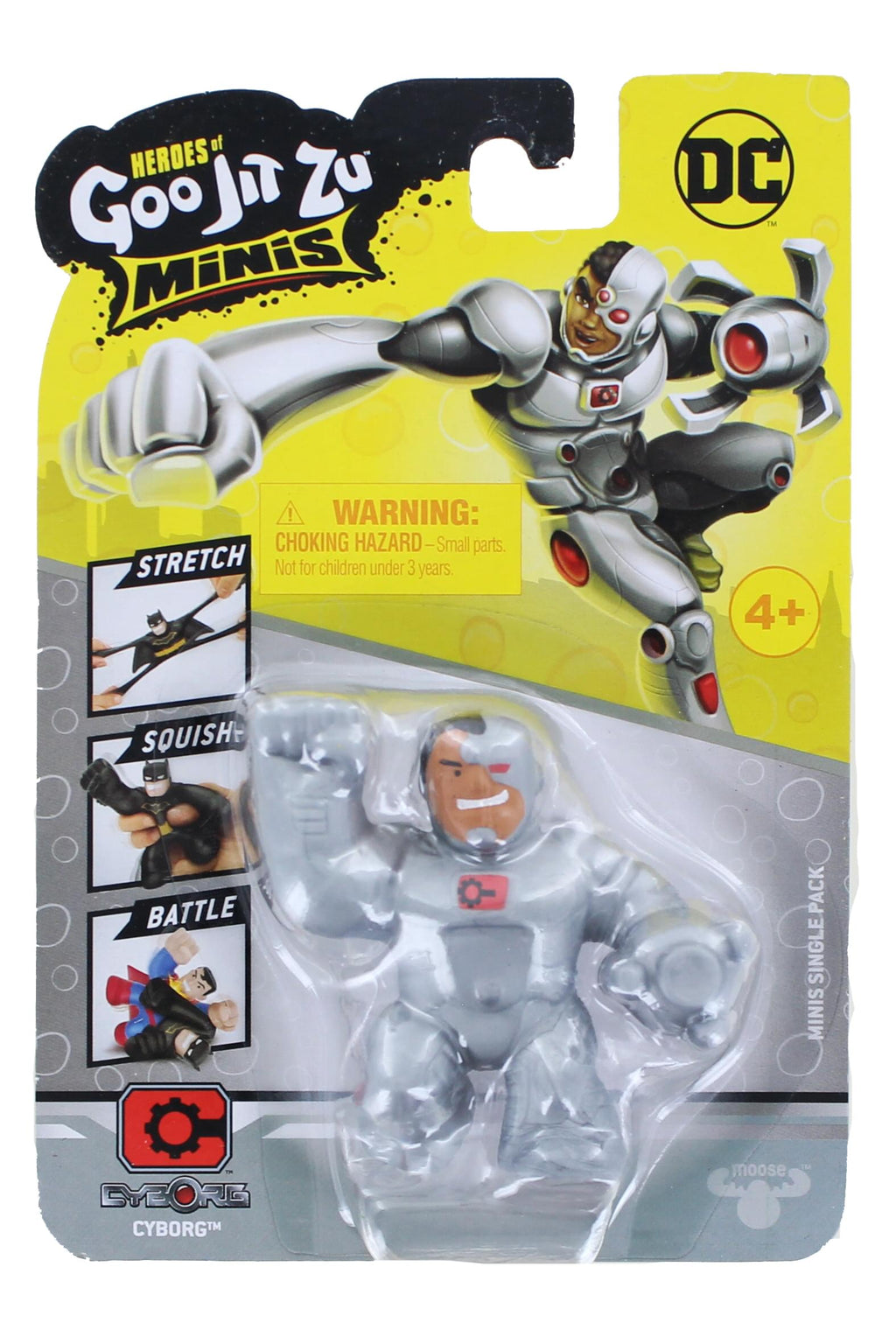DC Heroes of Goo Jit Zu Squishy Mini | Cyborg | Free Shipping