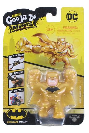 DC Heroes of Goo Jit Zu Squishy Mini Figure | Gold Batman (Ultra Rare)