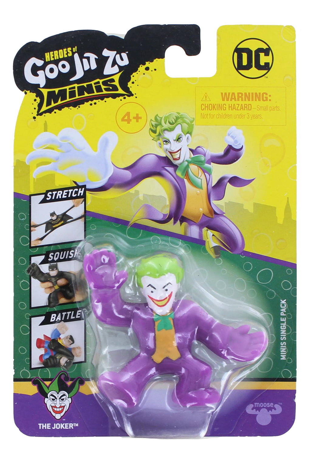 DC Heroes of Goo Jit Zu Squishy Mini | The Joker | Free Shipping
