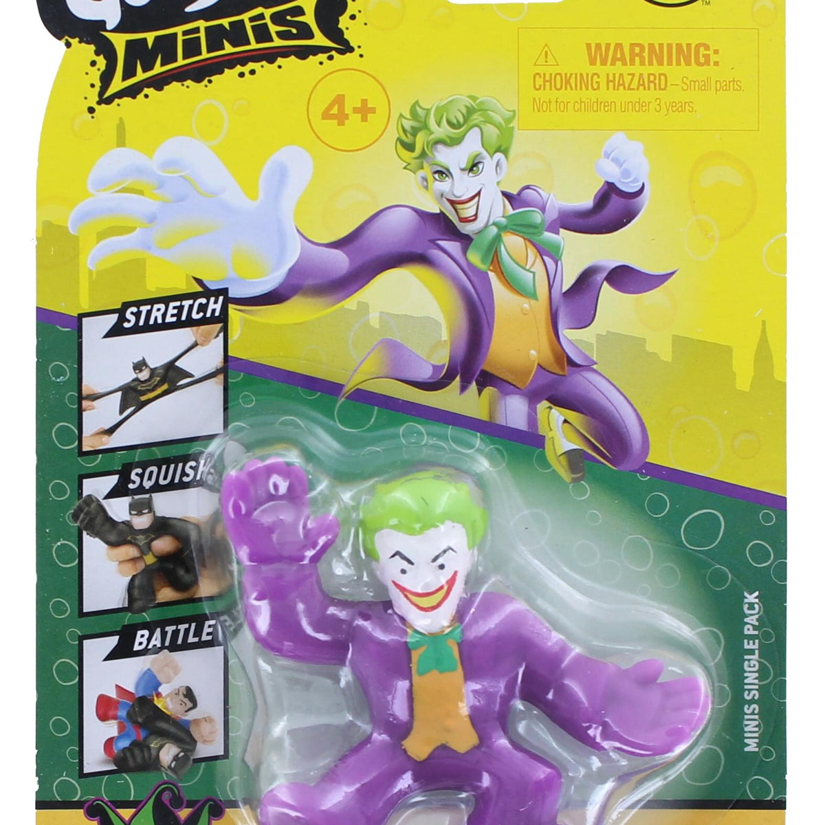 DC Heroes of Goo Jit Zu Squishy Mini | The Joker | Free Shipping