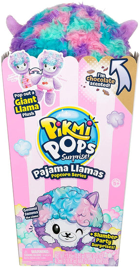 Pikmi Pops Pajama Llama 16 Inch Plush | Gemmi Jamma