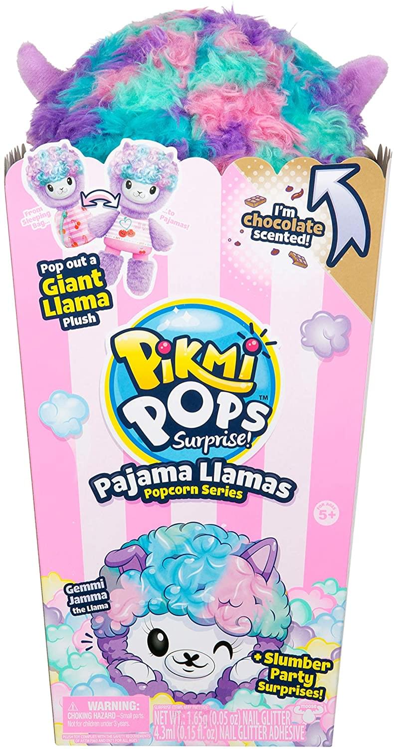 Pikmi Pops Pajama Llama 16 Inch Plush | Gemmi Jamma
